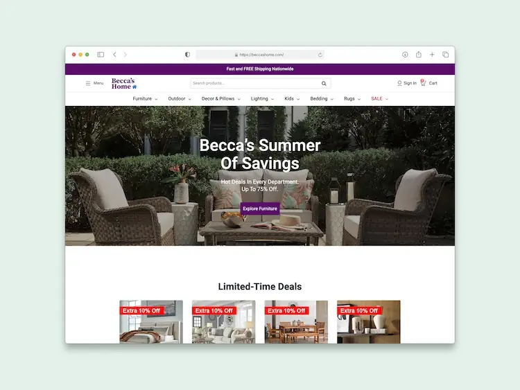 Case study mockup