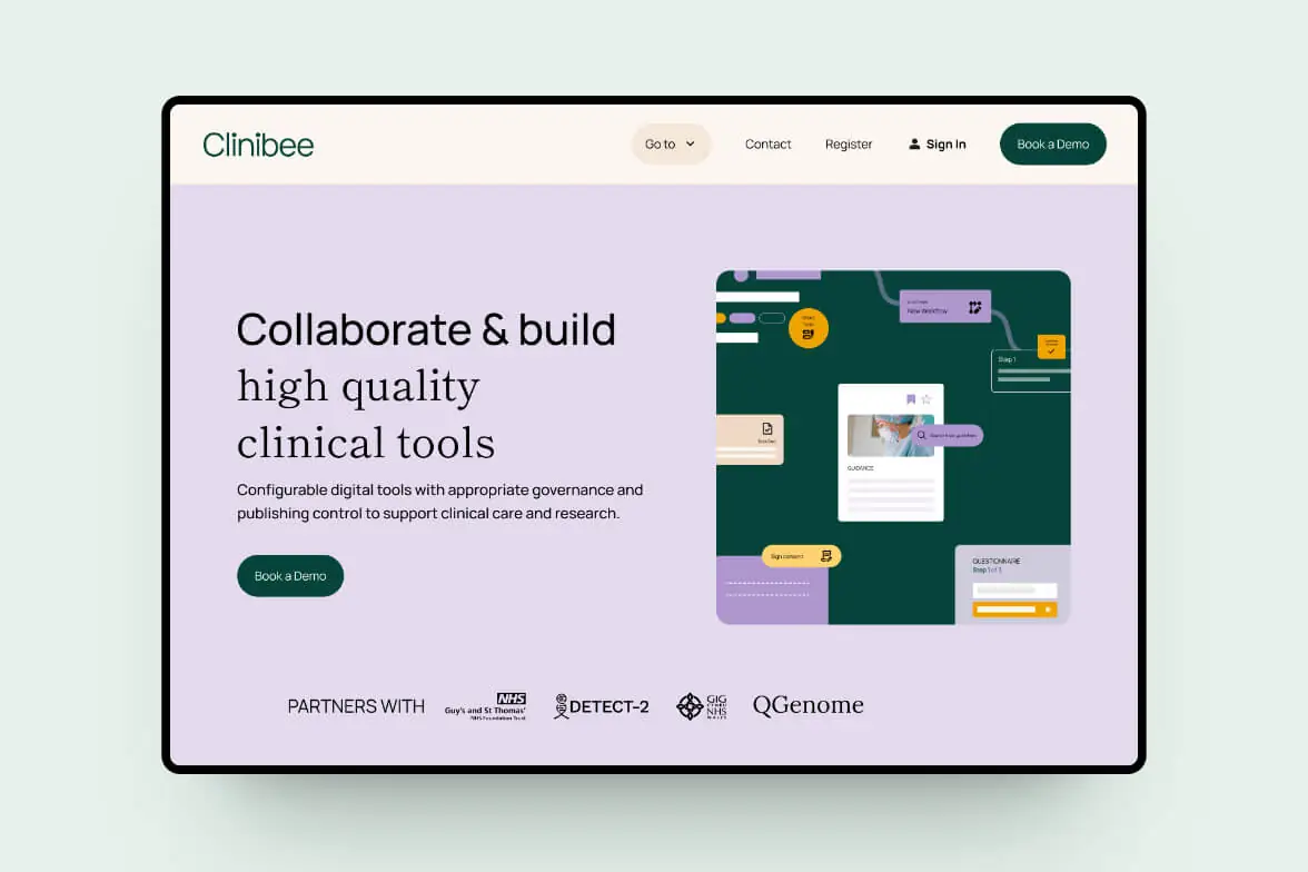 Case study mockup