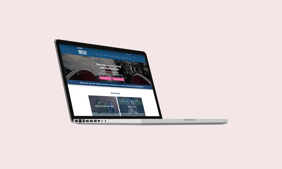 Case study mockup