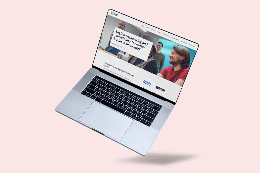 Case study mockup