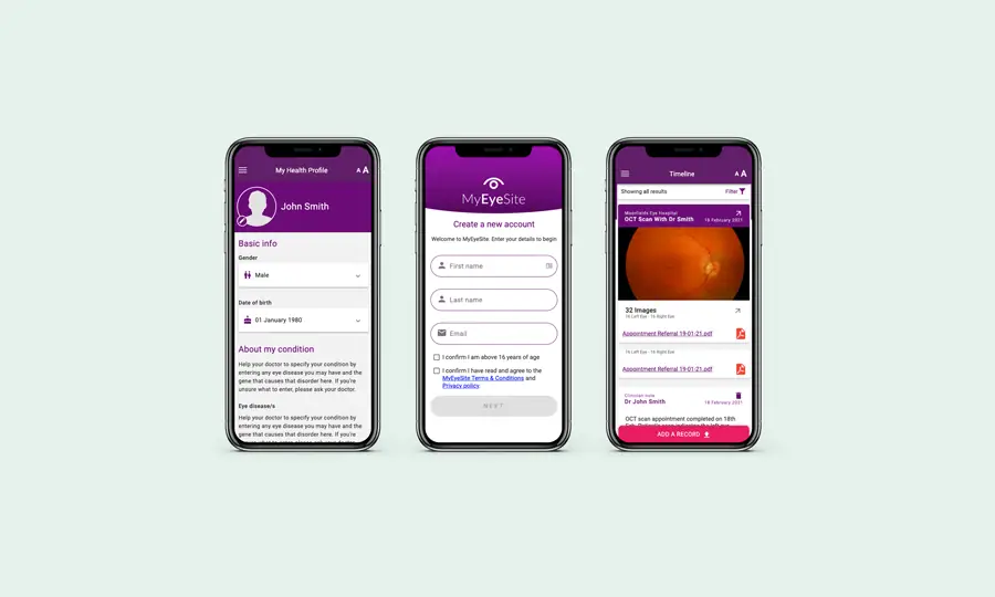 Case study mockup