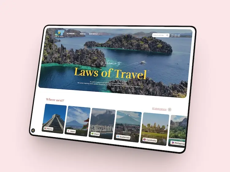 Case study mockup